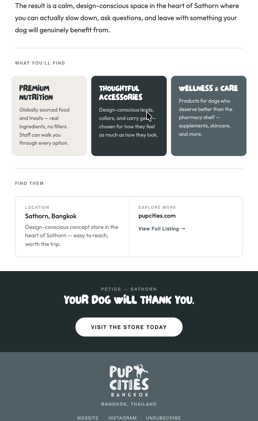 Petige email blast part 2